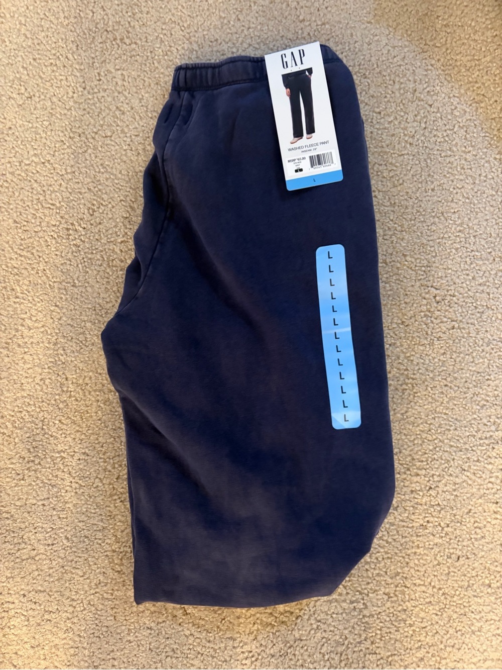 GAP women’s Dark Navy Fleece pants